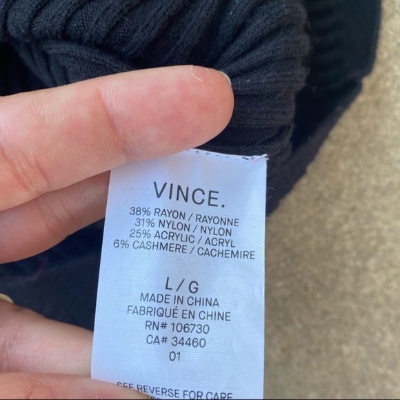 Vince Cashmere Blend Ribbed Sweater - Picture 5 of 5